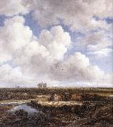 Jacob van Ruisdael View of Haarlem with Bleaching oil